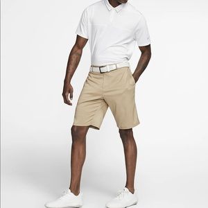 Nike Golf Modern Dri-fit 10” khaki shorts Size 34